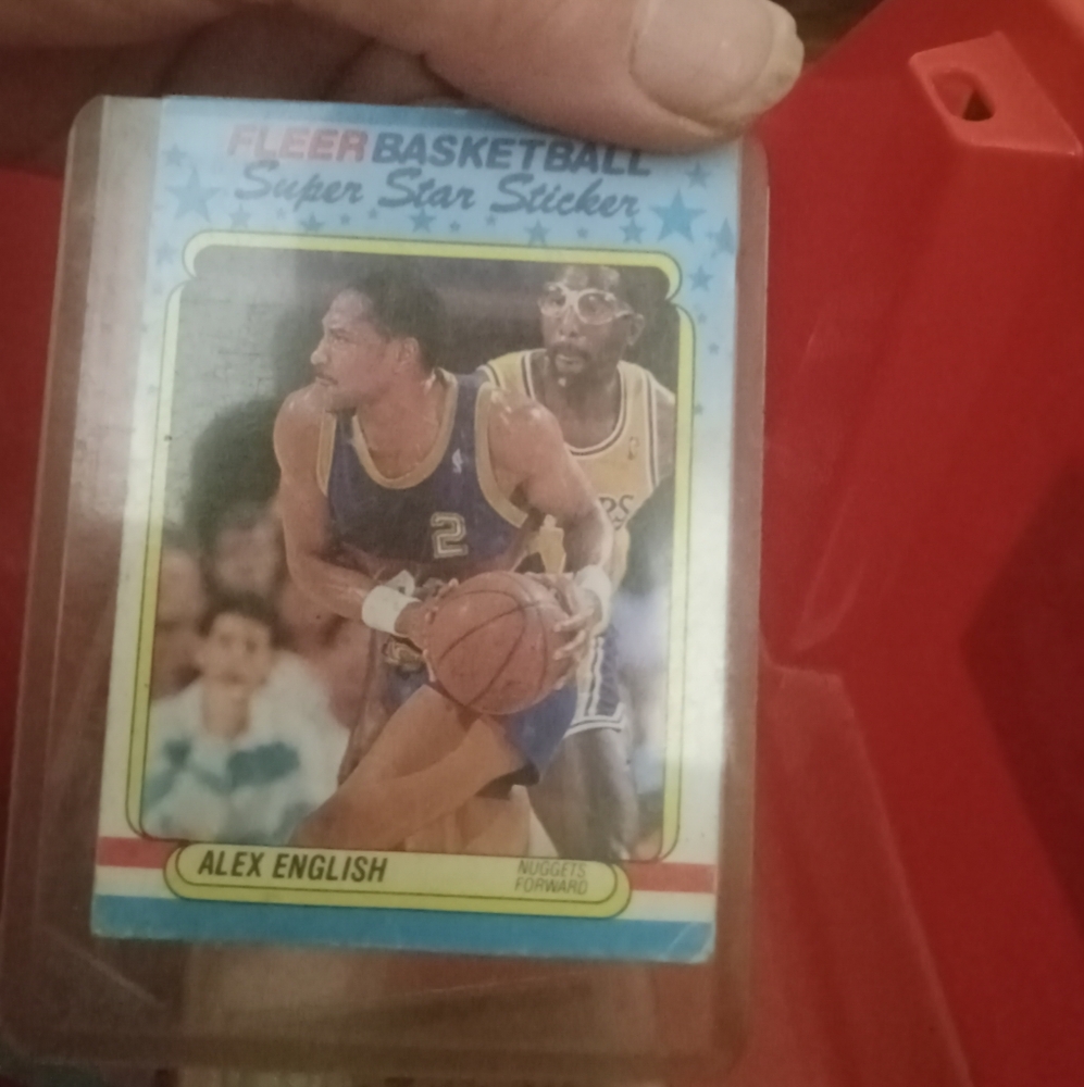 Collectible baseball and basketball cards